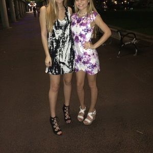 Black and White patterned dress